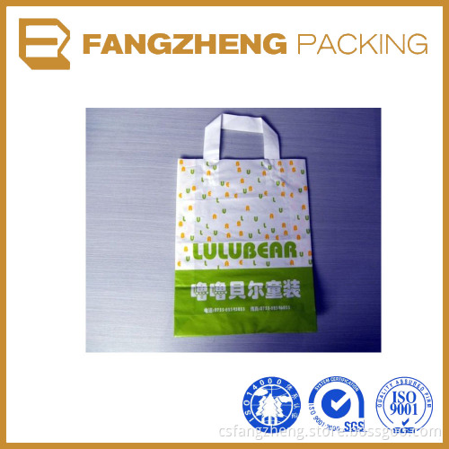 wholesale fashion bags handle bag for supermarket/handle shopping bag/high quatity plastic bag